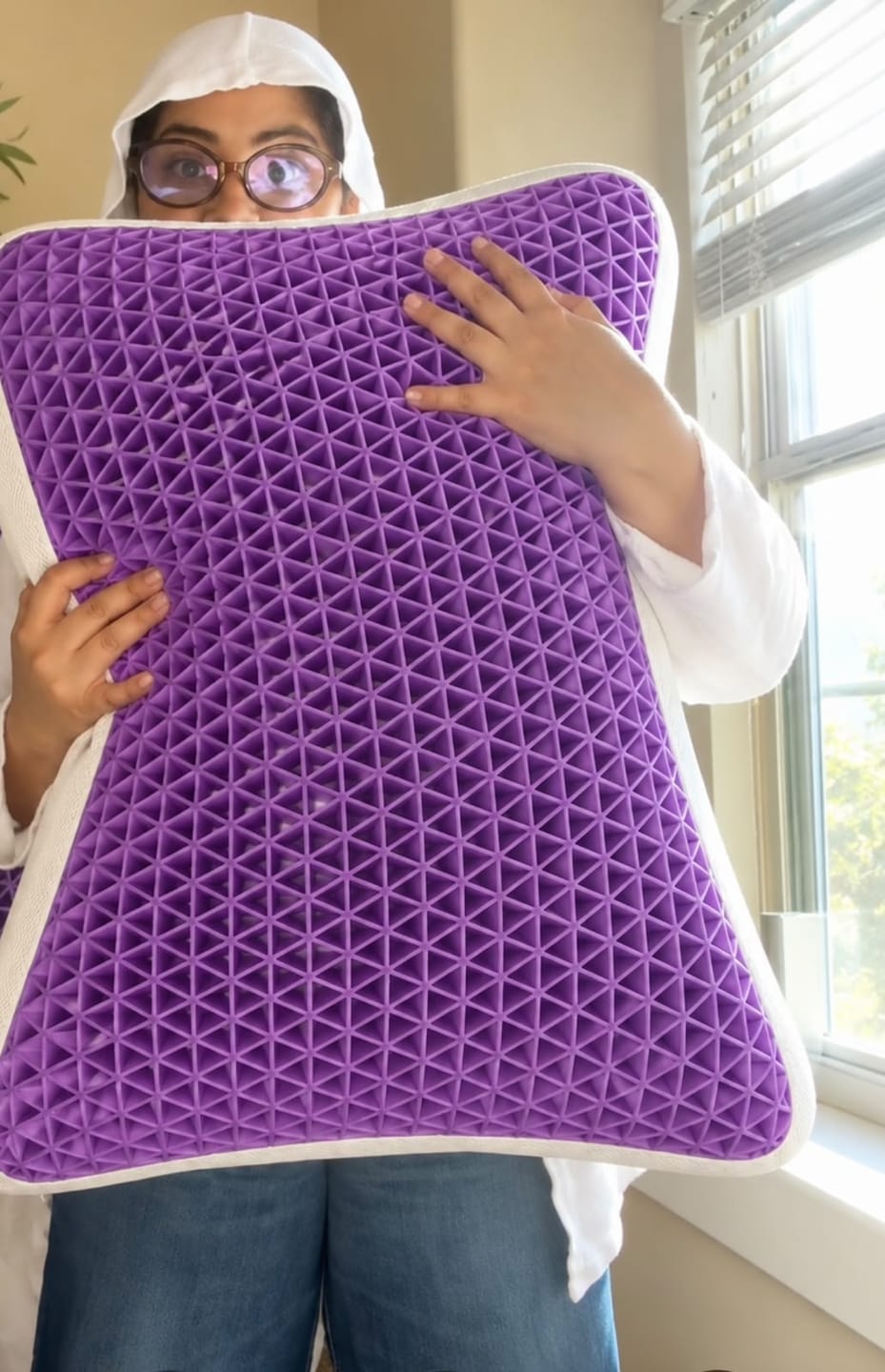 Customer photo review of Hollow Air Ergonomic Pillow™