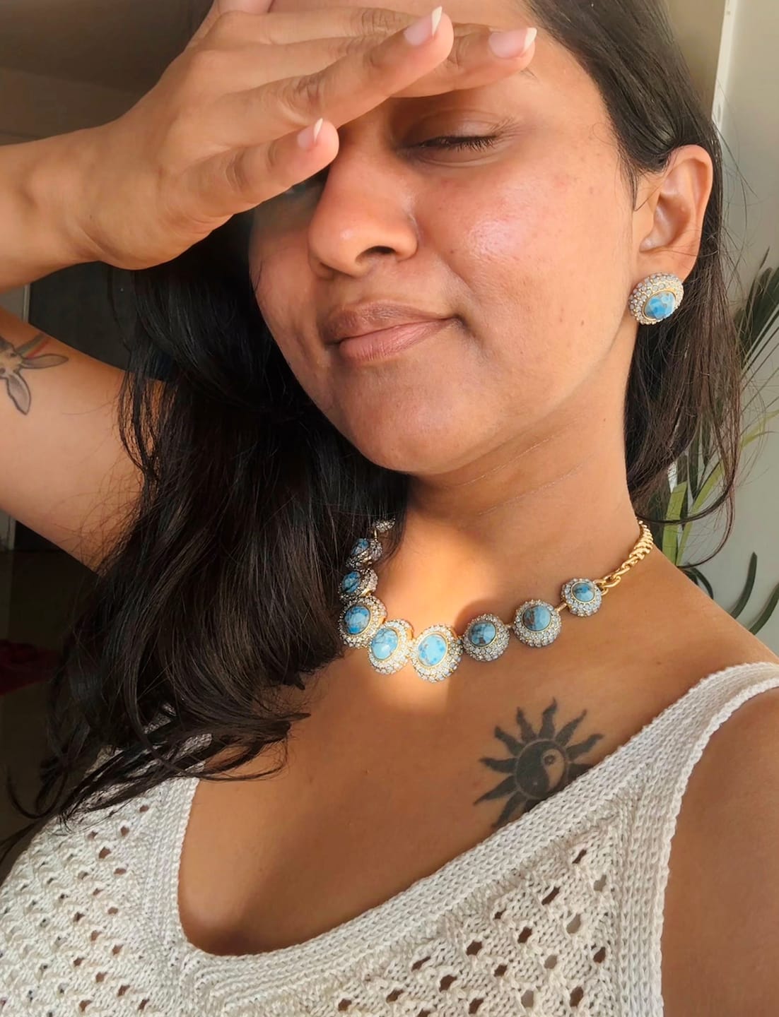Customer photo review of The Zeenat Necklace