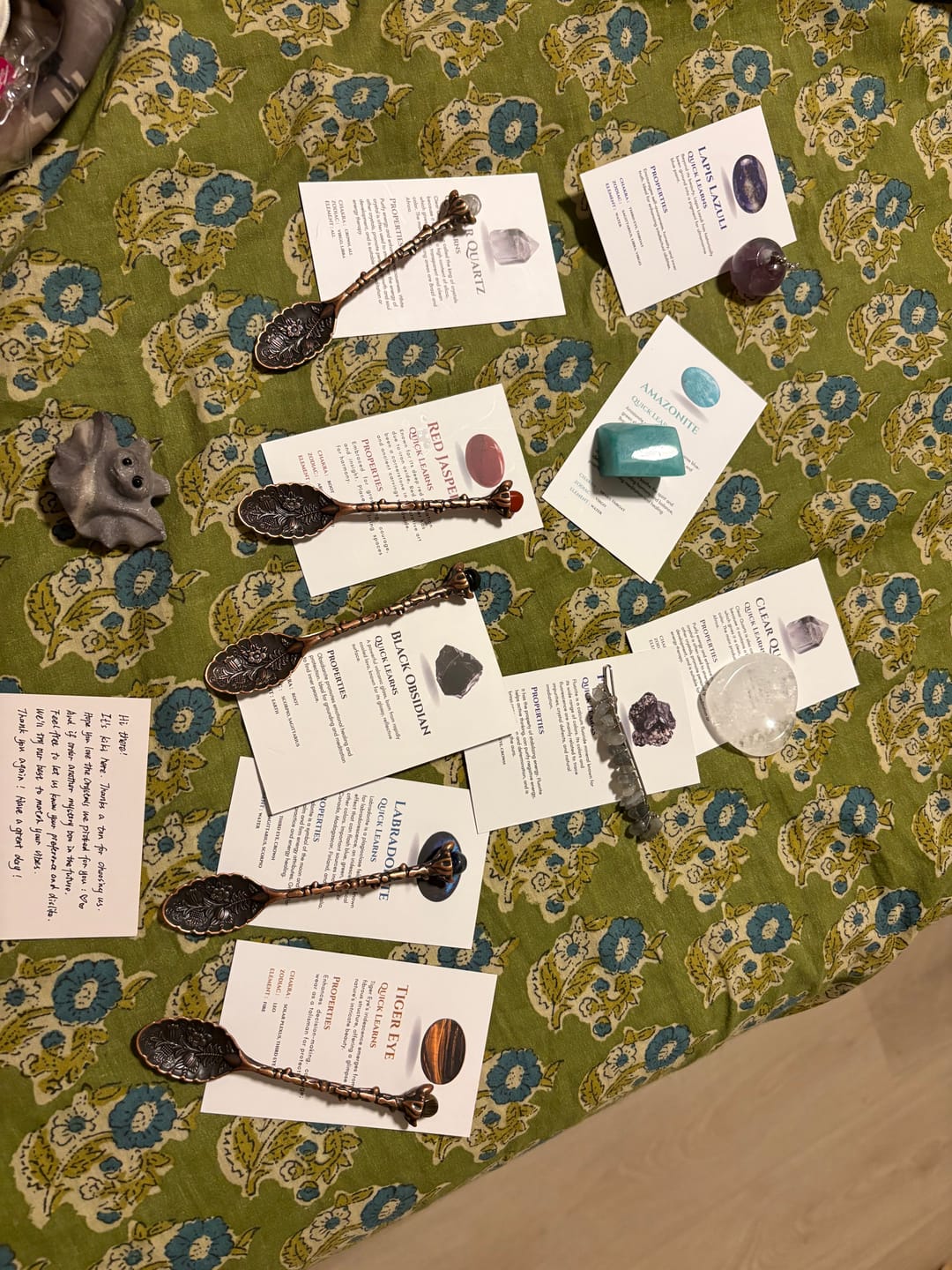 Customer photo review of Natural Crystal Carved Spoon