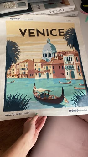 Customer photo review of Affiche Vintage Venise