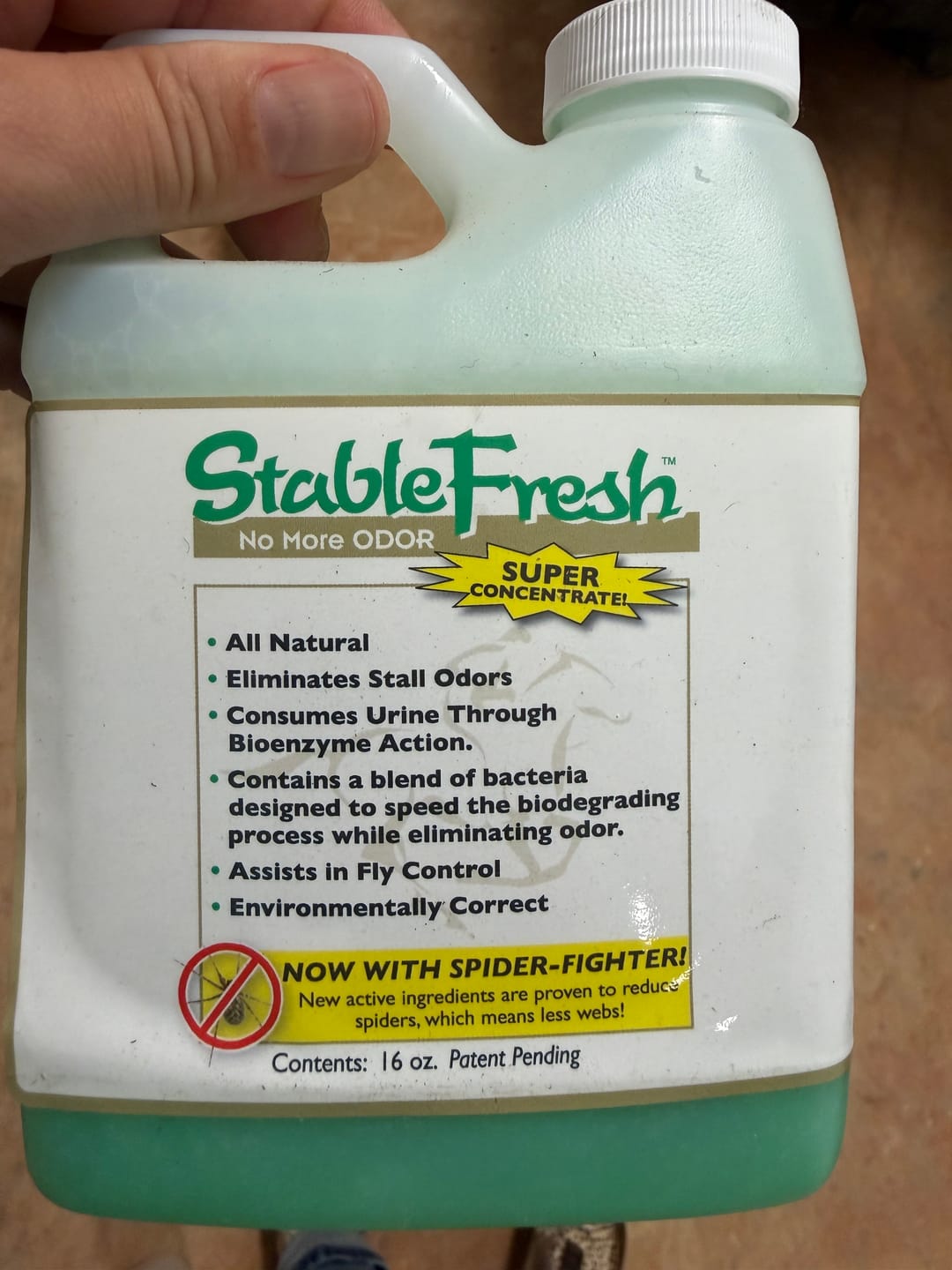 Customer photo review of Stable Fresh 16 oz. Concentrate- 6 Pack