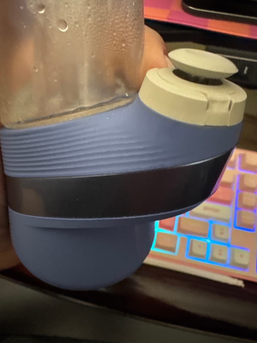 Customer photo review of Puffco New Peak Joystick Cap + Tether – Official Accessory