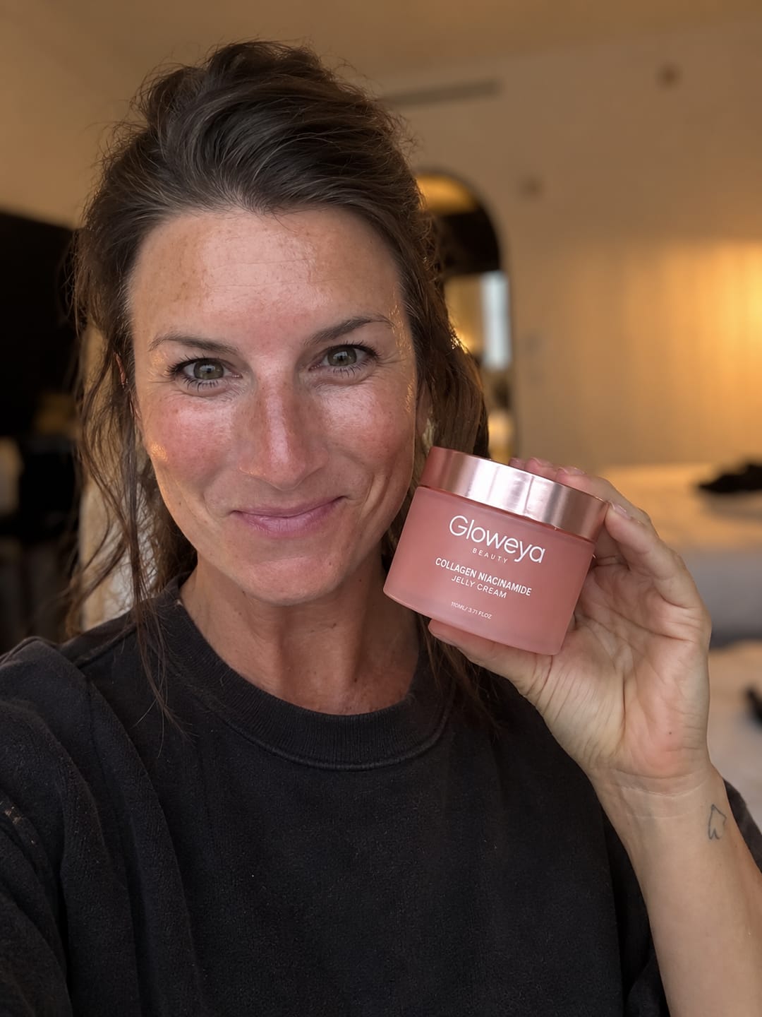 Customer photo review of Niacinamide Jelly Cream