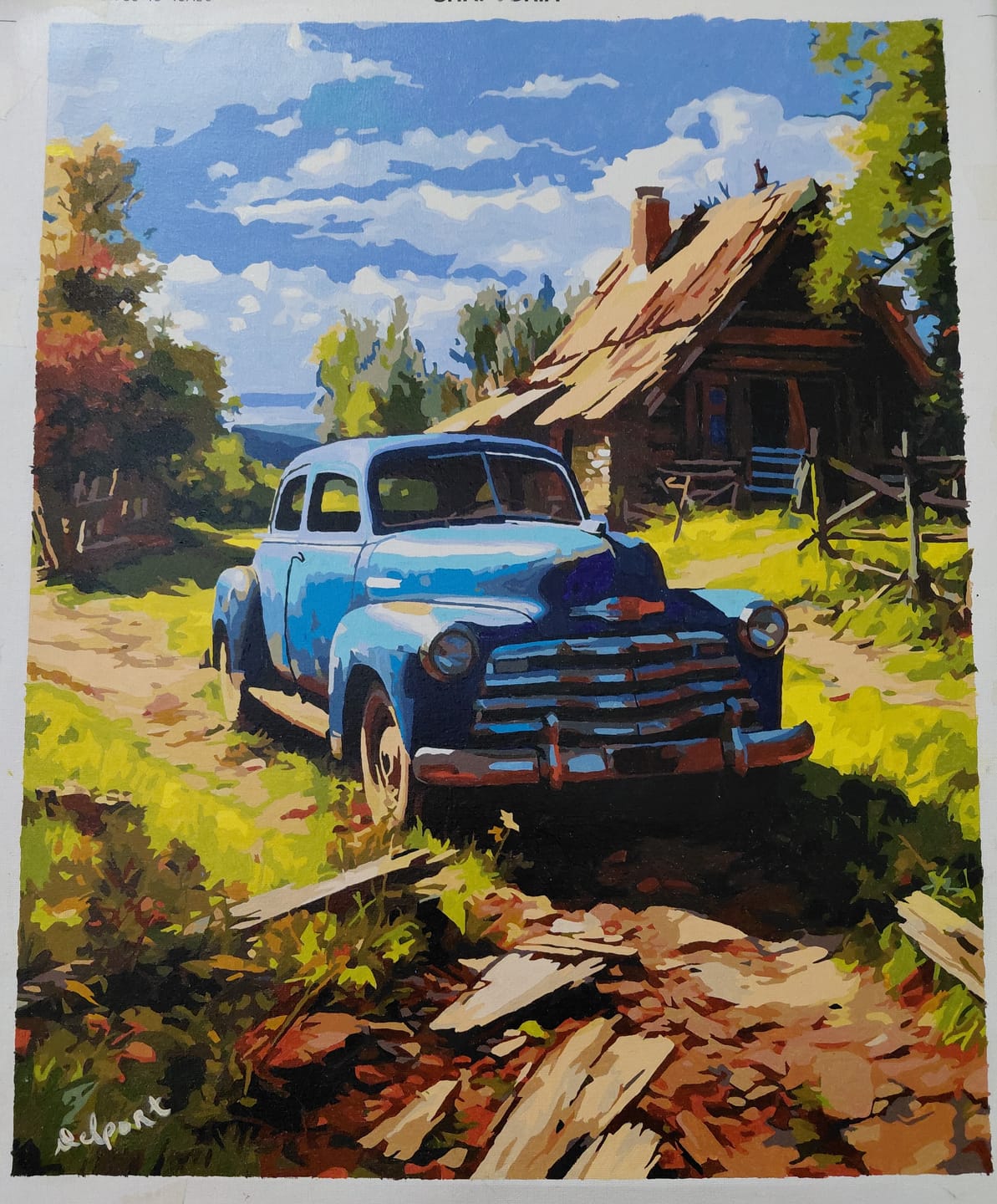 Customer photo review of Rustic Farm Car