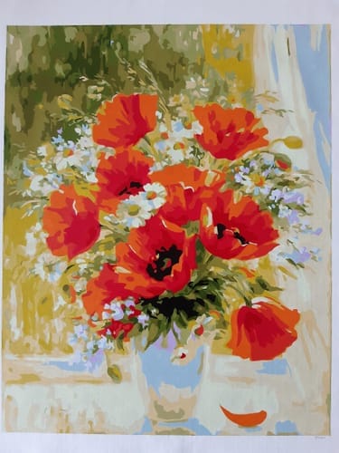 Customer photo review of Fleurs Rouges et Marguerites