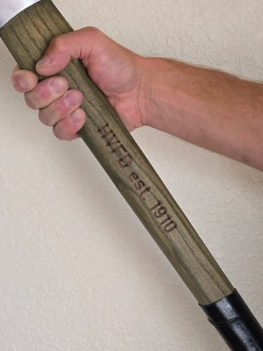Customer photo review of Functional double bit axe "Vargstal"