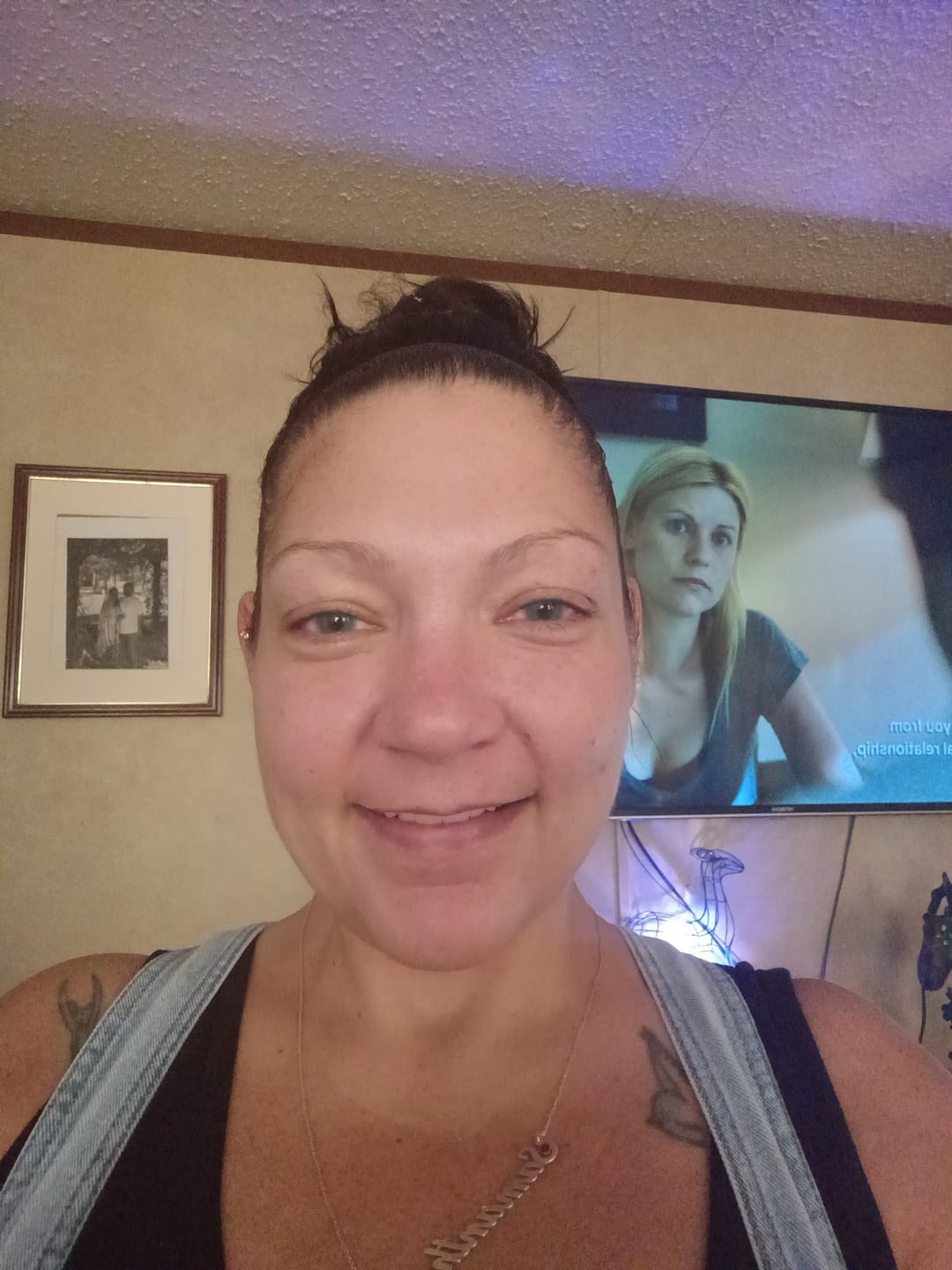 Customer photo review of Pixie Blue Prescription Coloured Contact Lenses