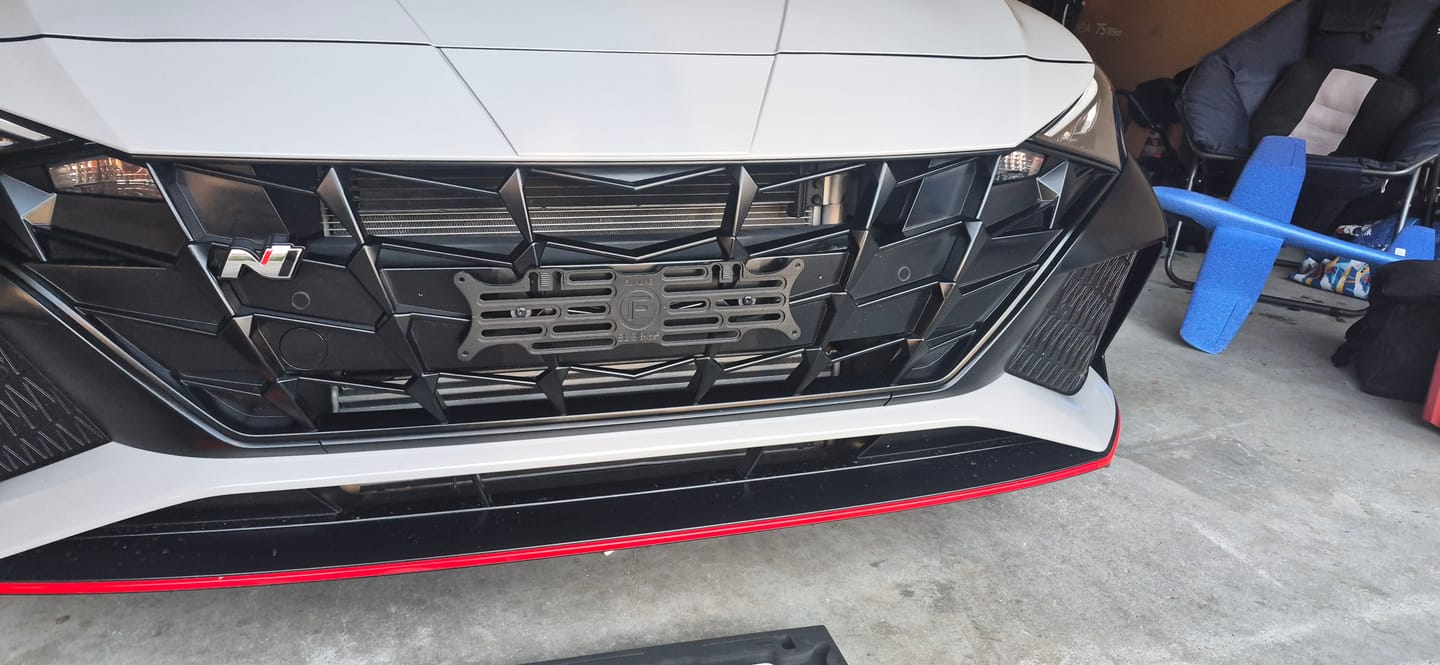 Customer photo review of [QLD] Slimline SL2 - 372mm (w) x 100mm (h) - Number Plate Bracket