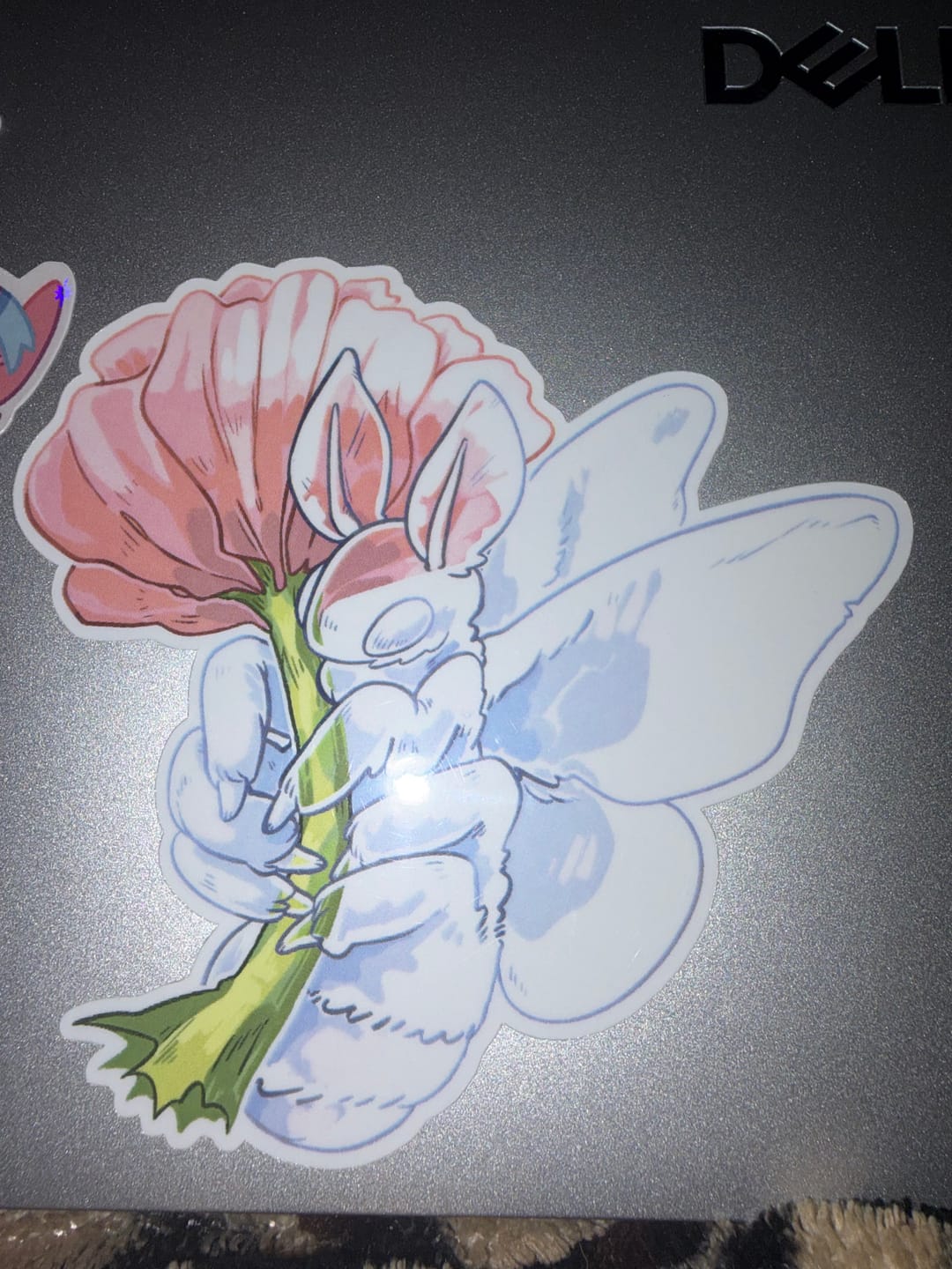 Customer photo review of Glass Moth Sticker