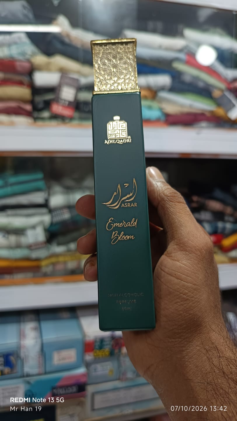 Customer photo review of Asrar Emerald Bloom Non Alcoholic Perfume Spray 50ml