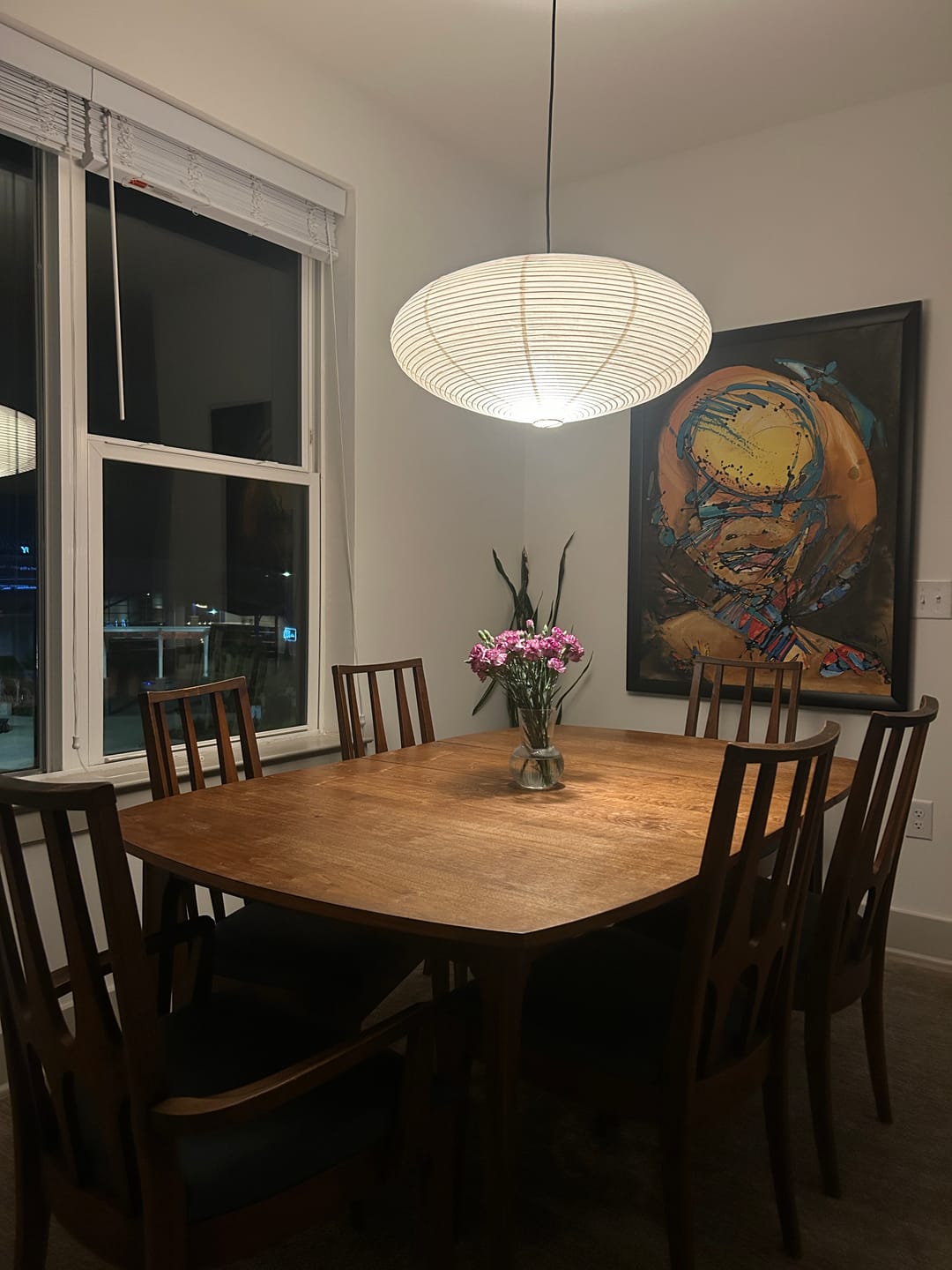 Customer photo review of Ellipse Washi Paper Pendant Lampshade
