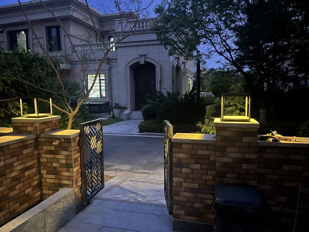 Customer photo review of Outdoor Post Light, Stainless Steel, IP65 Waterproof, Integrated LED