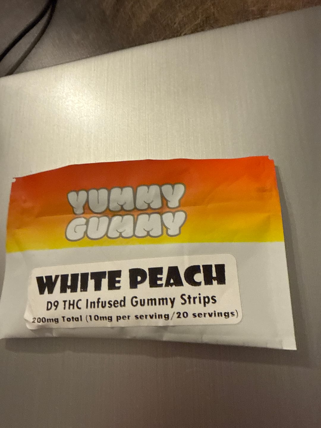 Customer photo review of Yummy Gummy - 200mg Gummy Strip