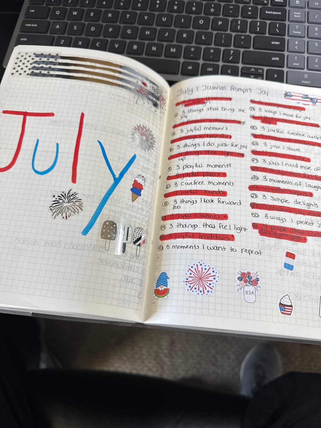 Customer photo review of PRE-ORDER | 2027 A5 Weekly Planner | All-in-One | Unstacked Weekends