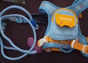 Customer photo review of Arnés con Mochila