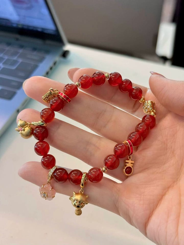 Customer photo review of Fortune-Filled Fire Goat 2027 DIY Charm Bracelet