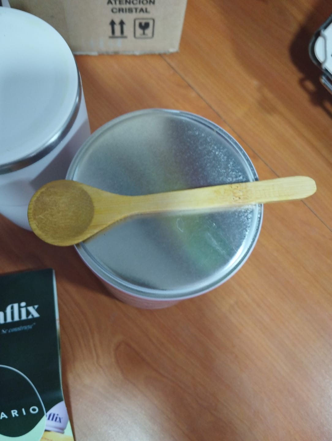 Customer photo review of Cuchara Medidora Bambú 1g