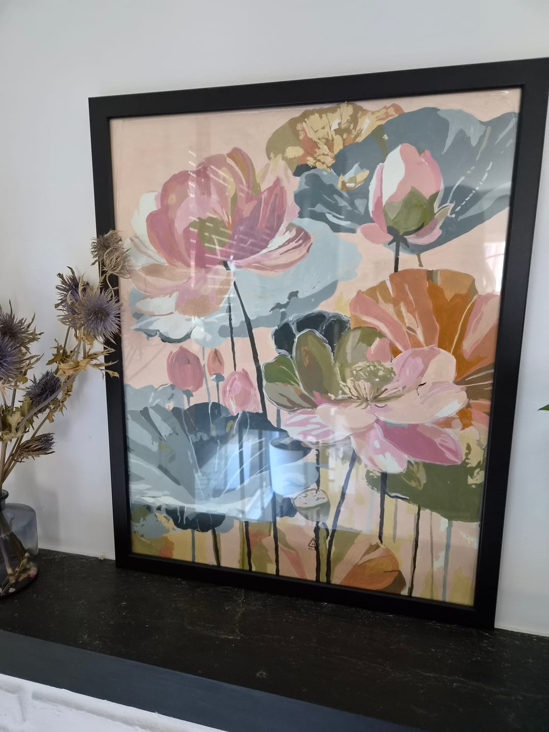 Customer photo review of Malen nach Zahlen - Zartrosa & Gold