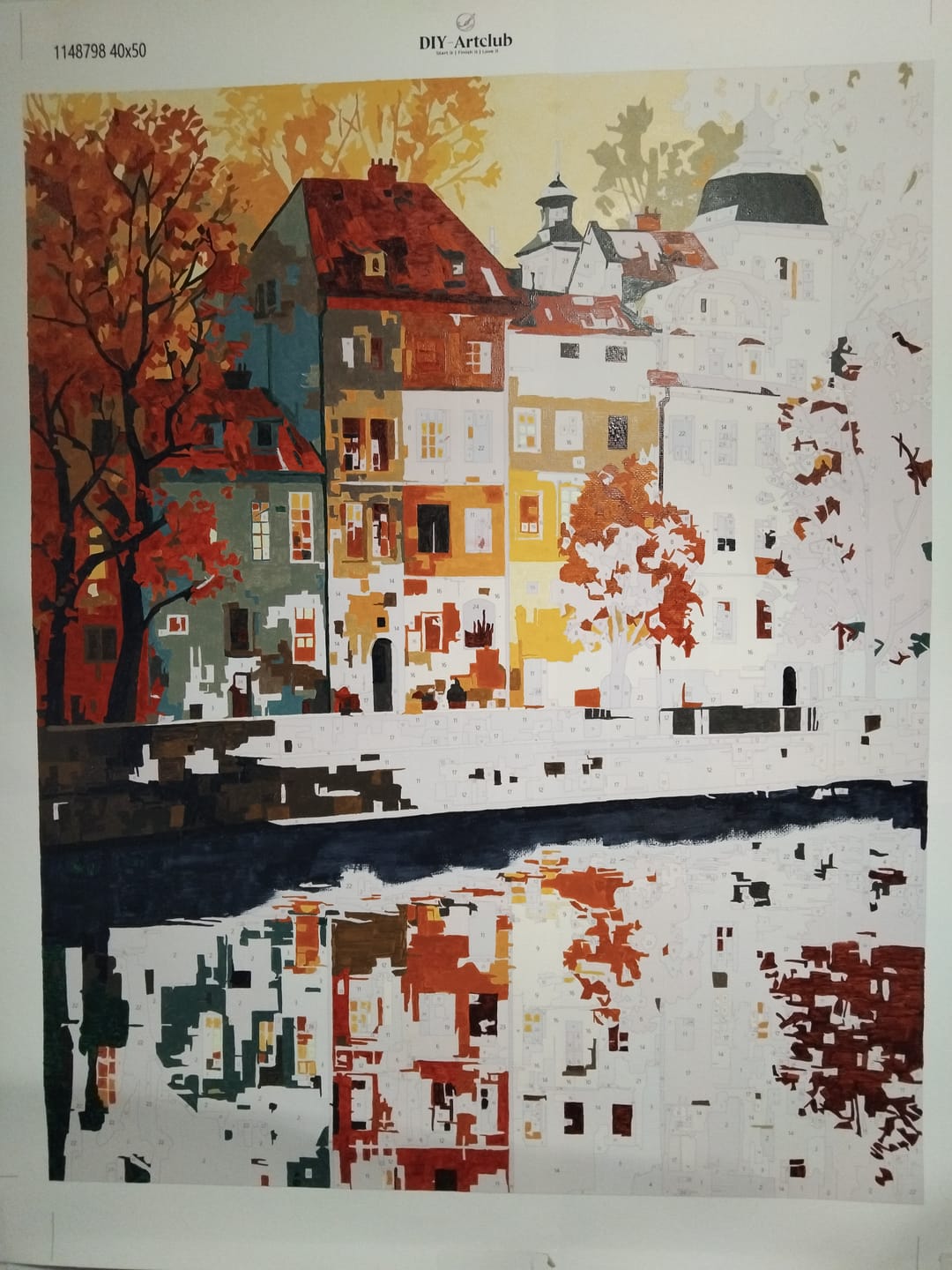Customer photo review of Prague | Paint by Number