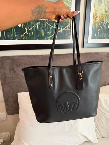Customer photo review of Black Era Tote Bag