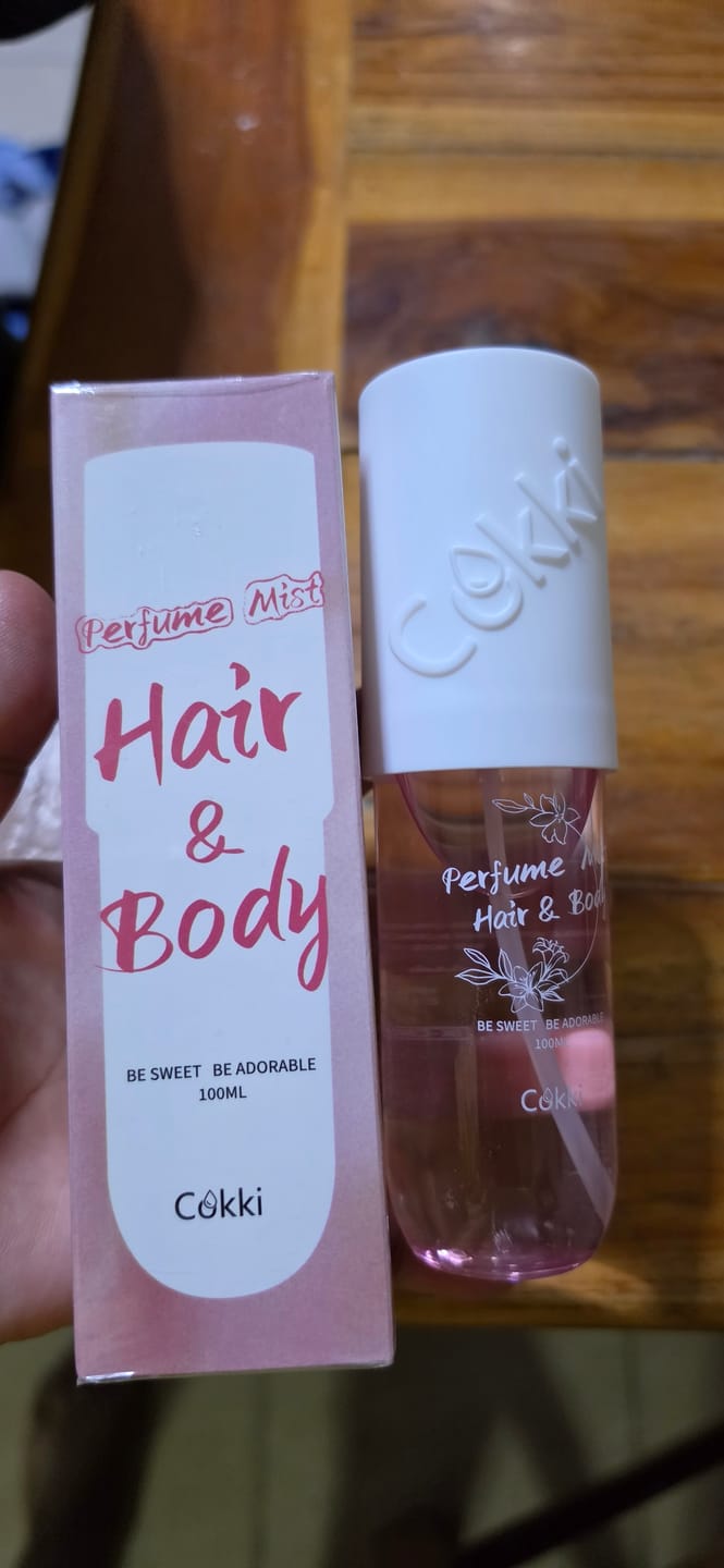 Customer photo review of สเปรย์น้ำหอมบำรุงผมและผิวกาย 100มล.*2