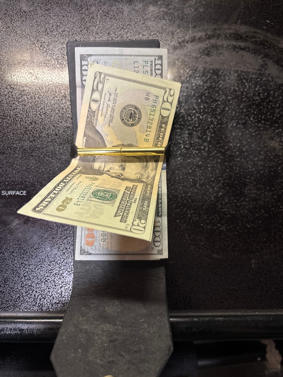 Customer photo review of The Cash Wrap (USD size)