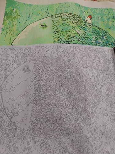 Customer photo review of Poisson artistique
