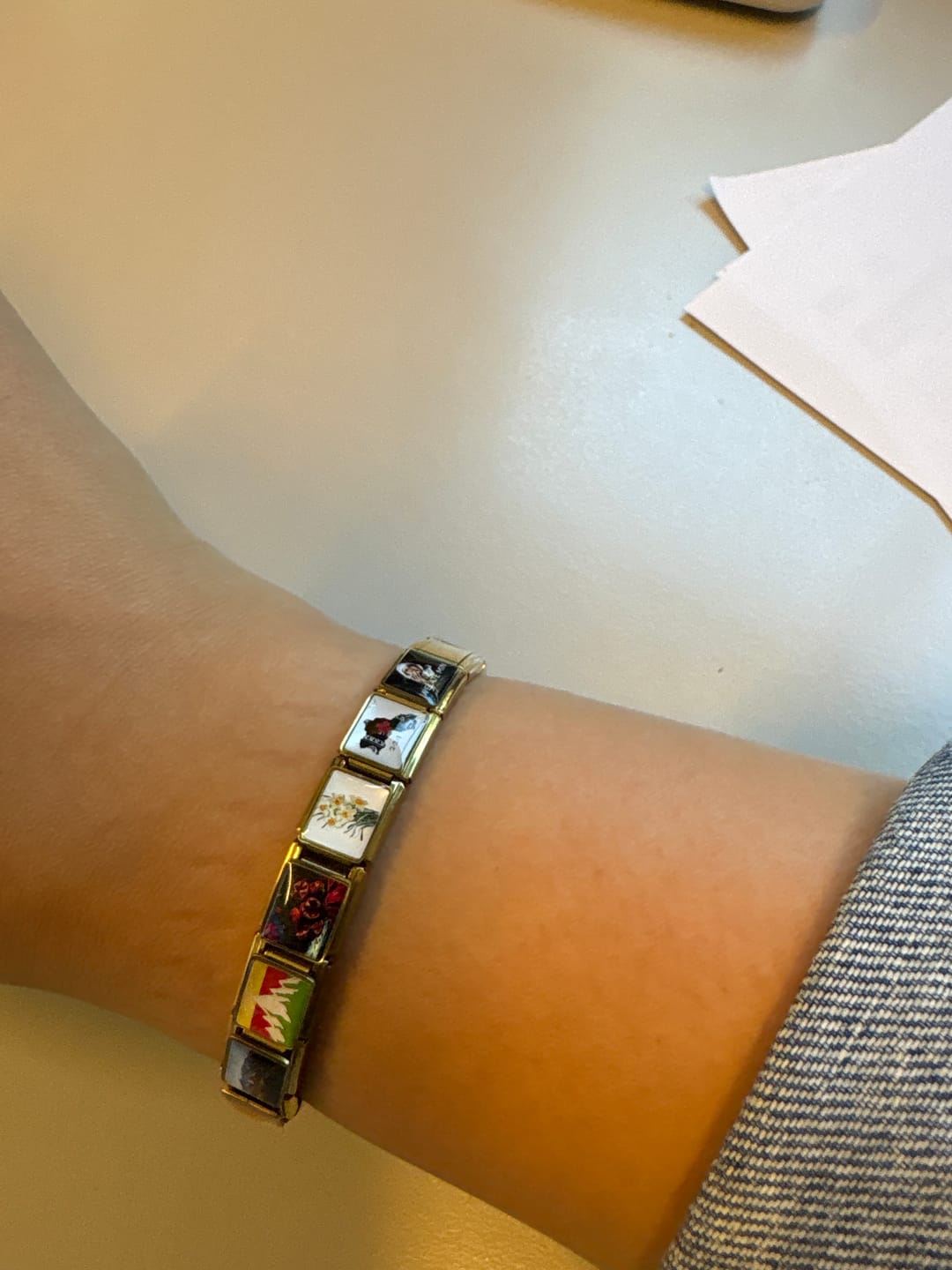 Customer photo review of Kurdish Italian Charm Armband