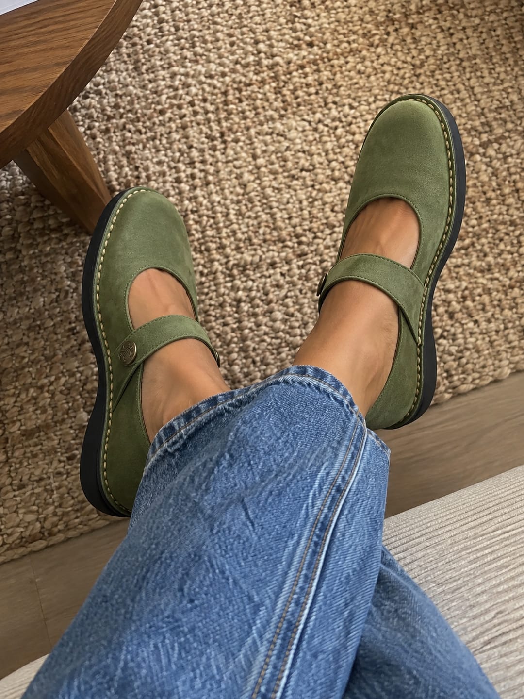 Customer photo review of Women's Mary Jane Flat Shoes