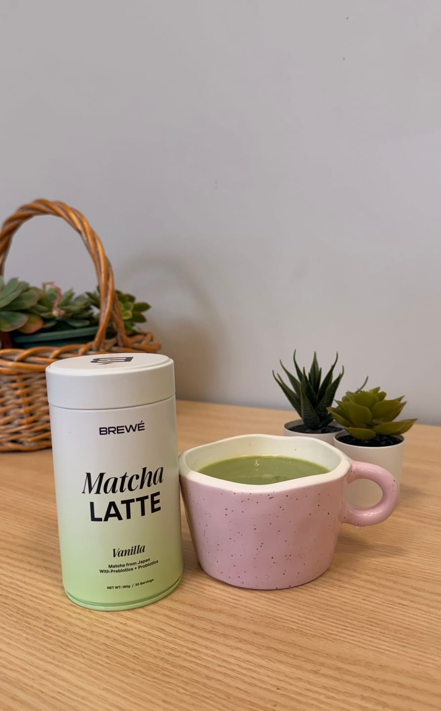 Customer photo review of Vanilla Matcha Latte (Ceremonial Grade + Pre & Probiotics)