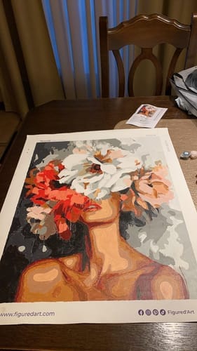 Customer photo review of Beauté derrière les fleurs