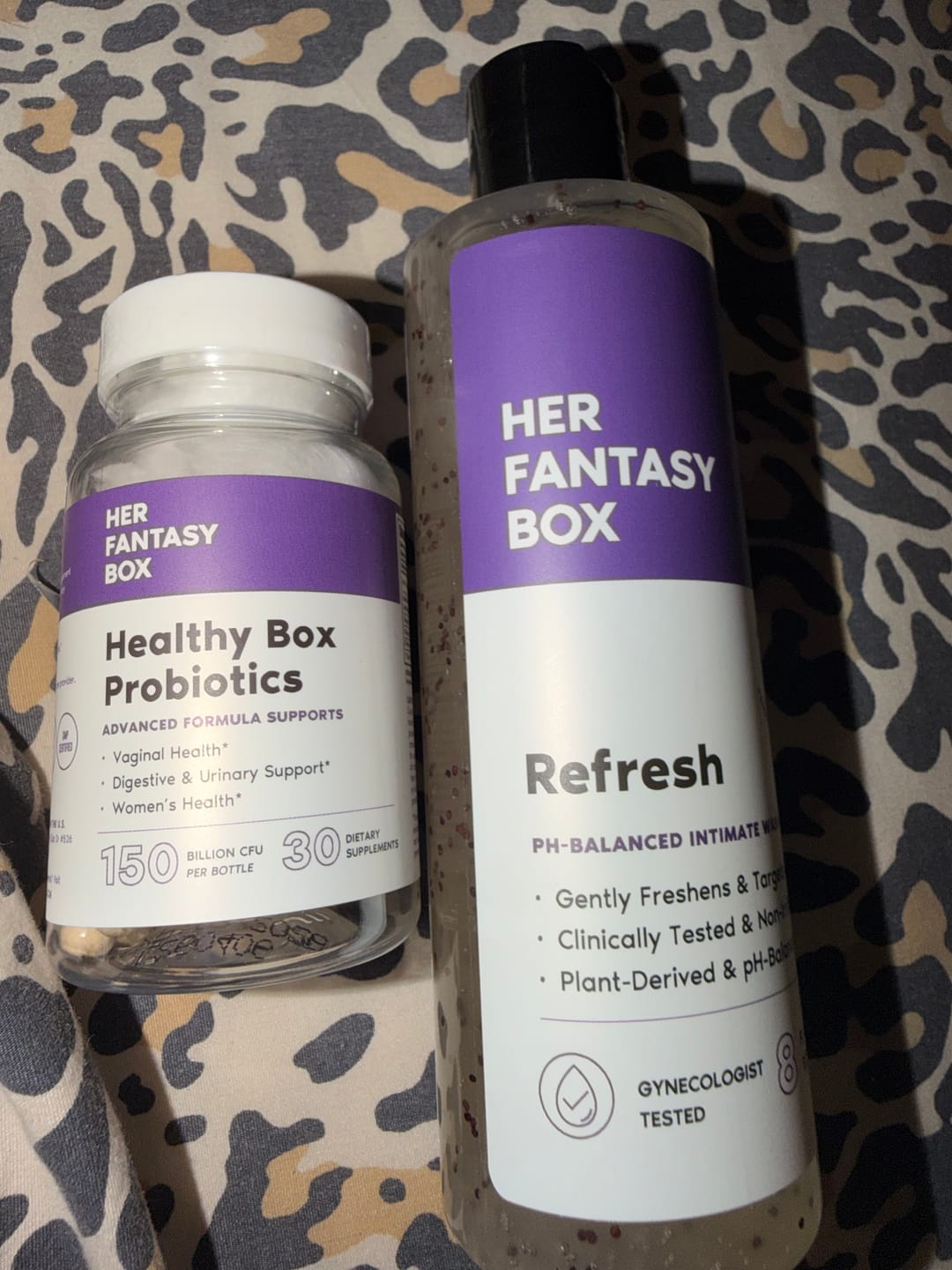 Customer photo review of Refresh Plant Based Intimate Body Wash for Women - pH Balancing