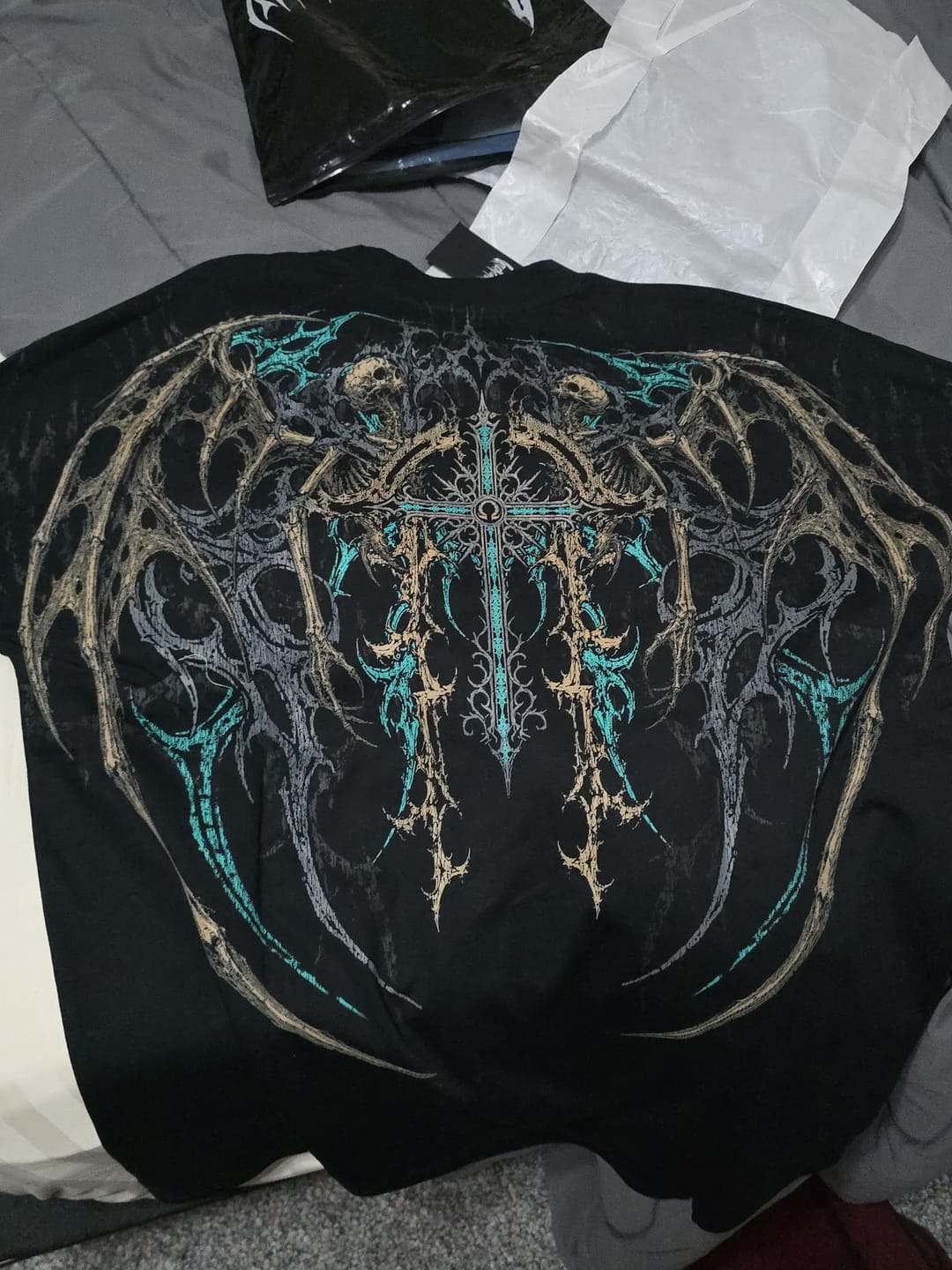 Customer photo review of Atonement Oversized T-shirt [OBSCURA]