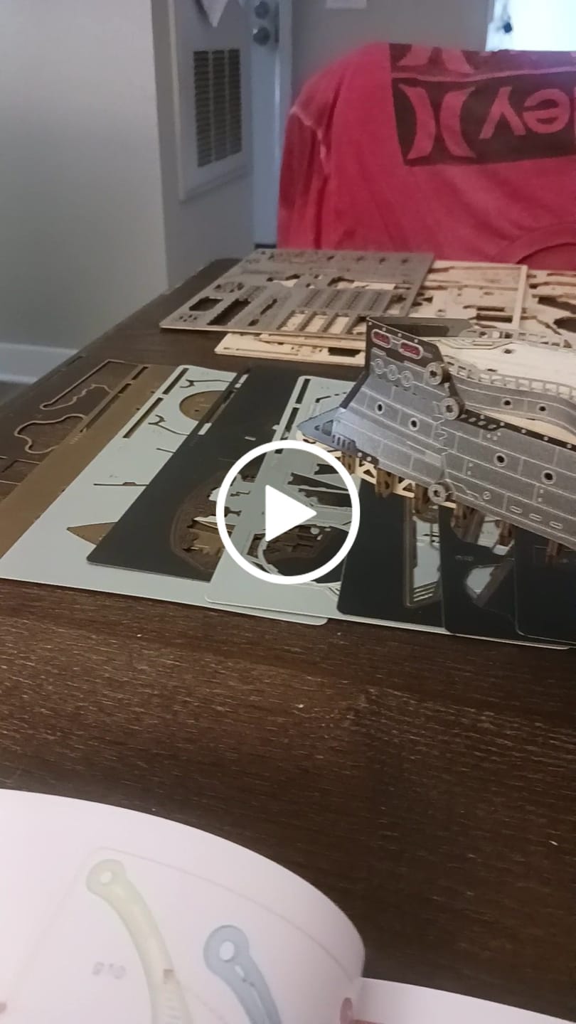 Customer video review of Rokrgeek Space Warship 3D Wooden Puzzle Model Kit