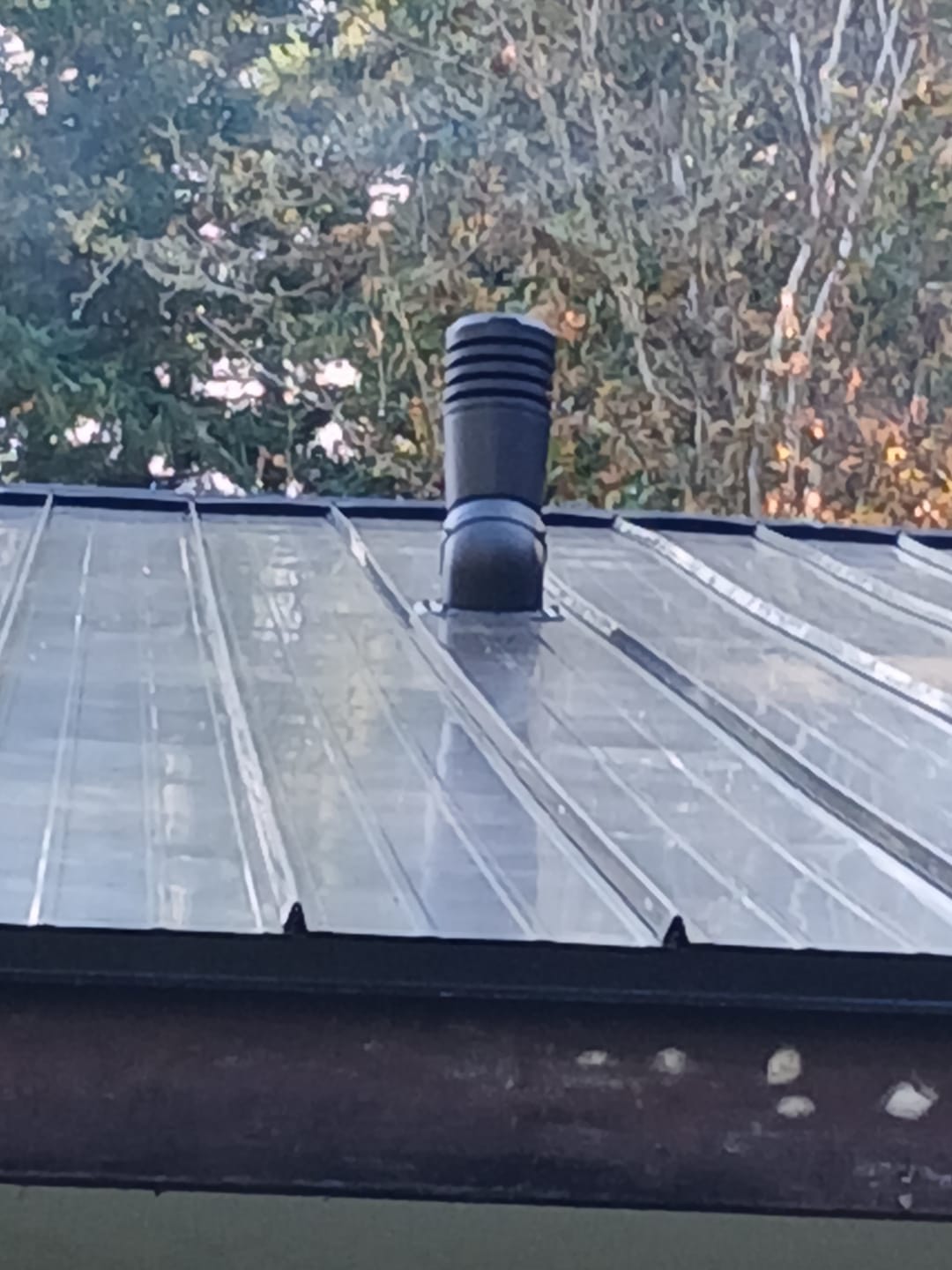 Customer photo review of Kitchen, Bathroom and Dryer Roof Exhaust Vent - Ivent ECO – Metal Installation