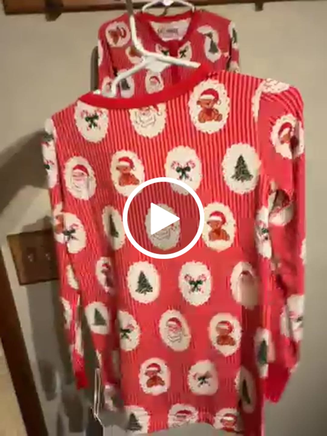 Customer video review of Classic Christmas Toddler PJs