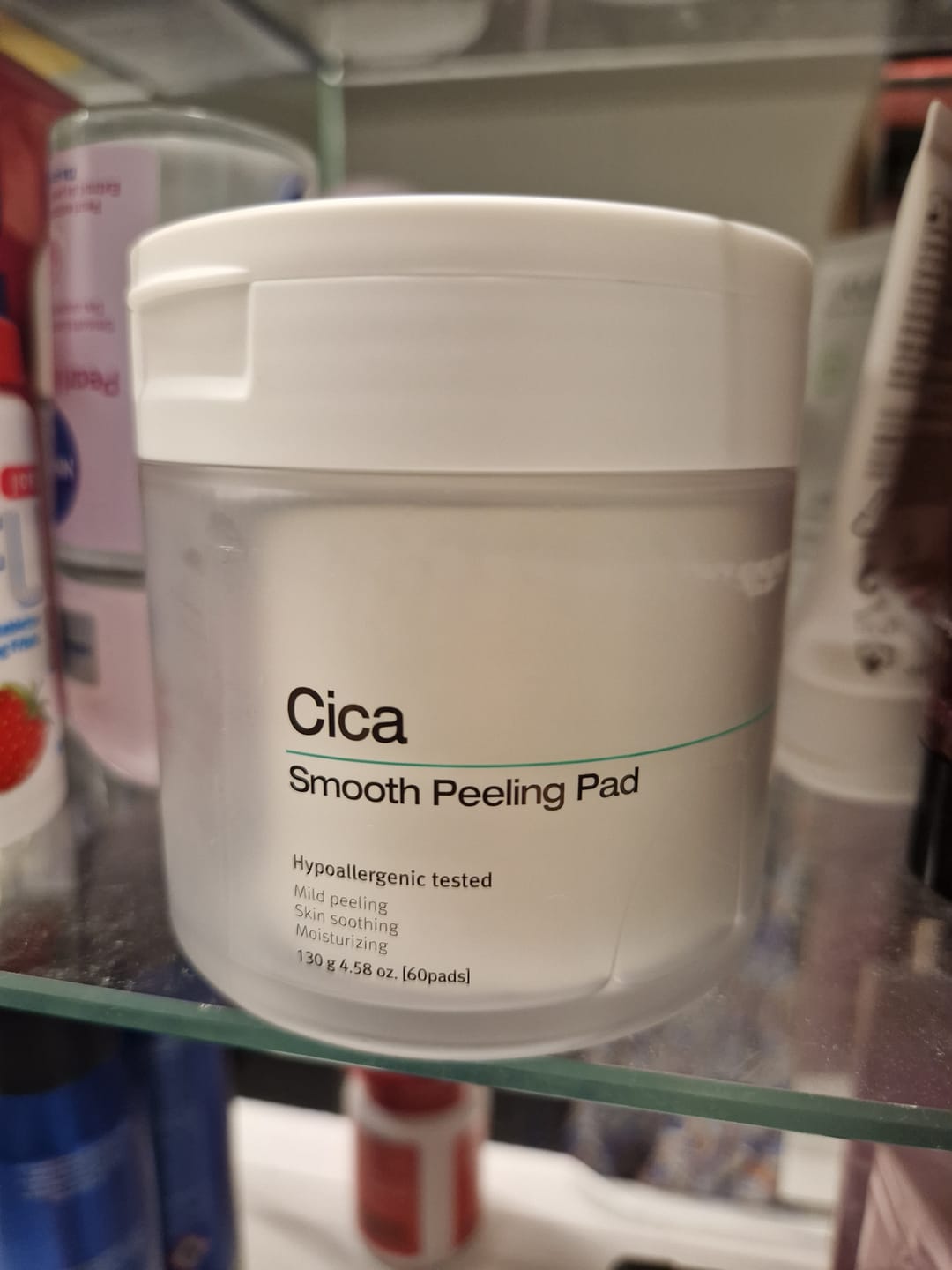 Customer photo review of The Potions Cica Smooth Peeling Pads (60stk) - Enkel eksfoliering som revitaliserer og fornyer