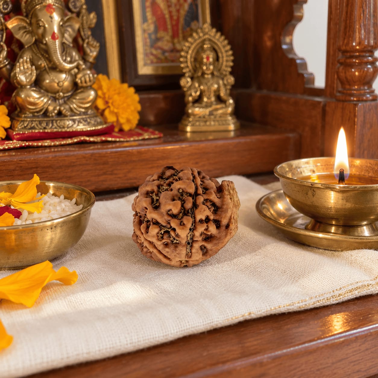 Customer photo review of Ganesh Mukhi Rudraksha (Nepali)