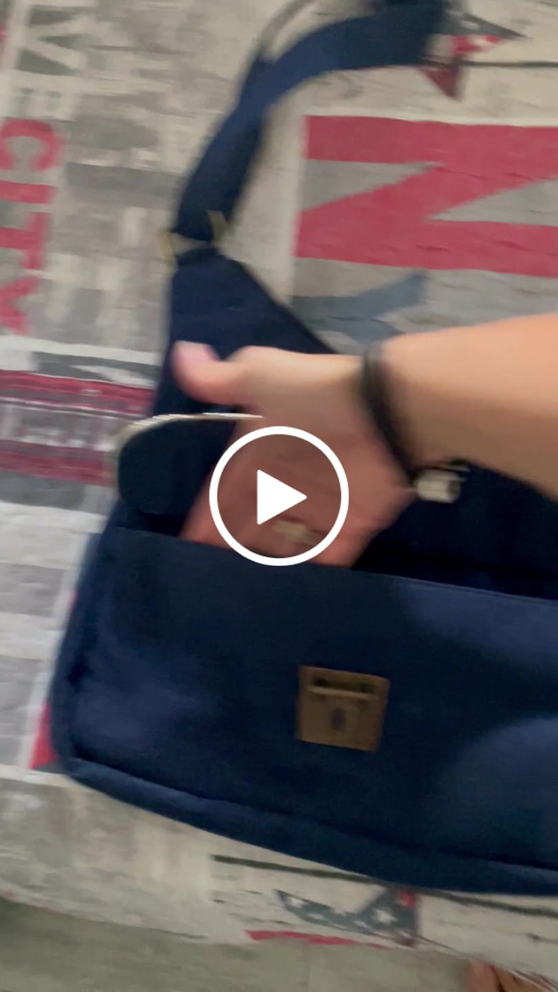Customer video review of Bolso Bandolera Súper Caomka "Elegant Jeans" · Pieza Exclusiva Núm. 19552