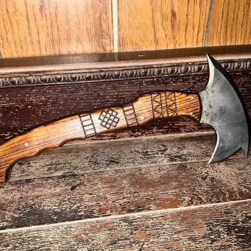 Customer photo review of Сustom made tomahawk "Ogun"