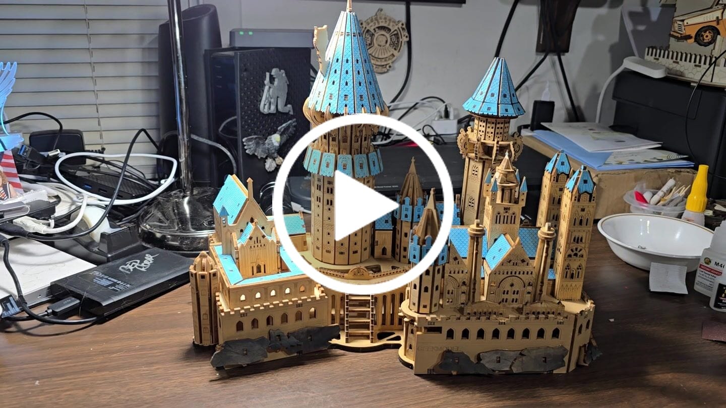 Customer video review of Rokrgeek Magic School Music Box 3D Wooden Puzzle