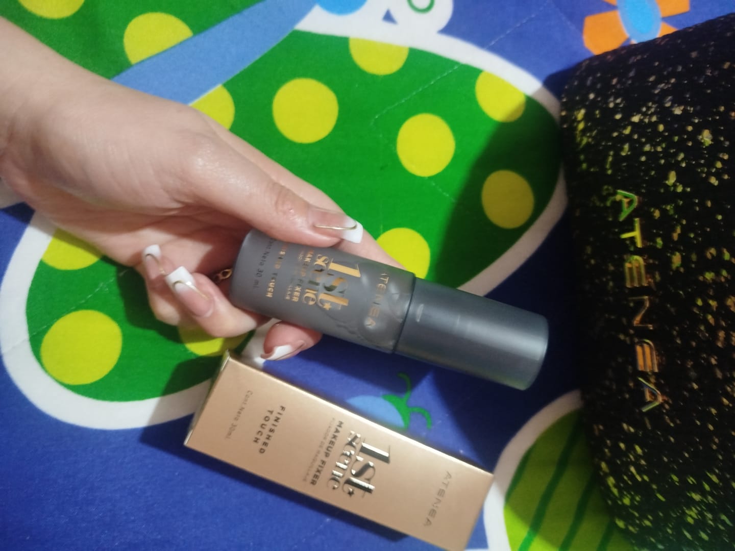 Customer photo review of FIJADOR DE MAQUILLAJE TRAVEL SIZE