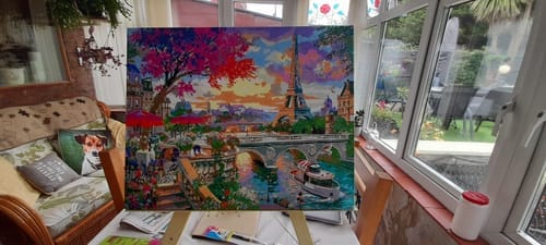 Customer photo review of Diner en bords de Seine