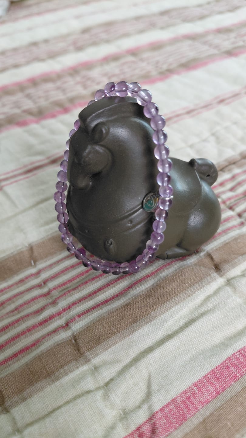Customer photo review of Amethyst Bracelet Mini