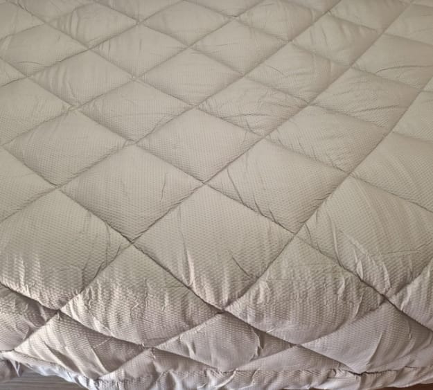 Customer photo review of Edredón 2 en 1 – que elimina neccesidad de sábanas
