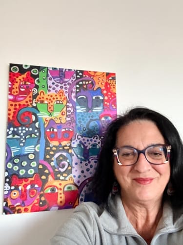 Customer photo review of Chats abstraits