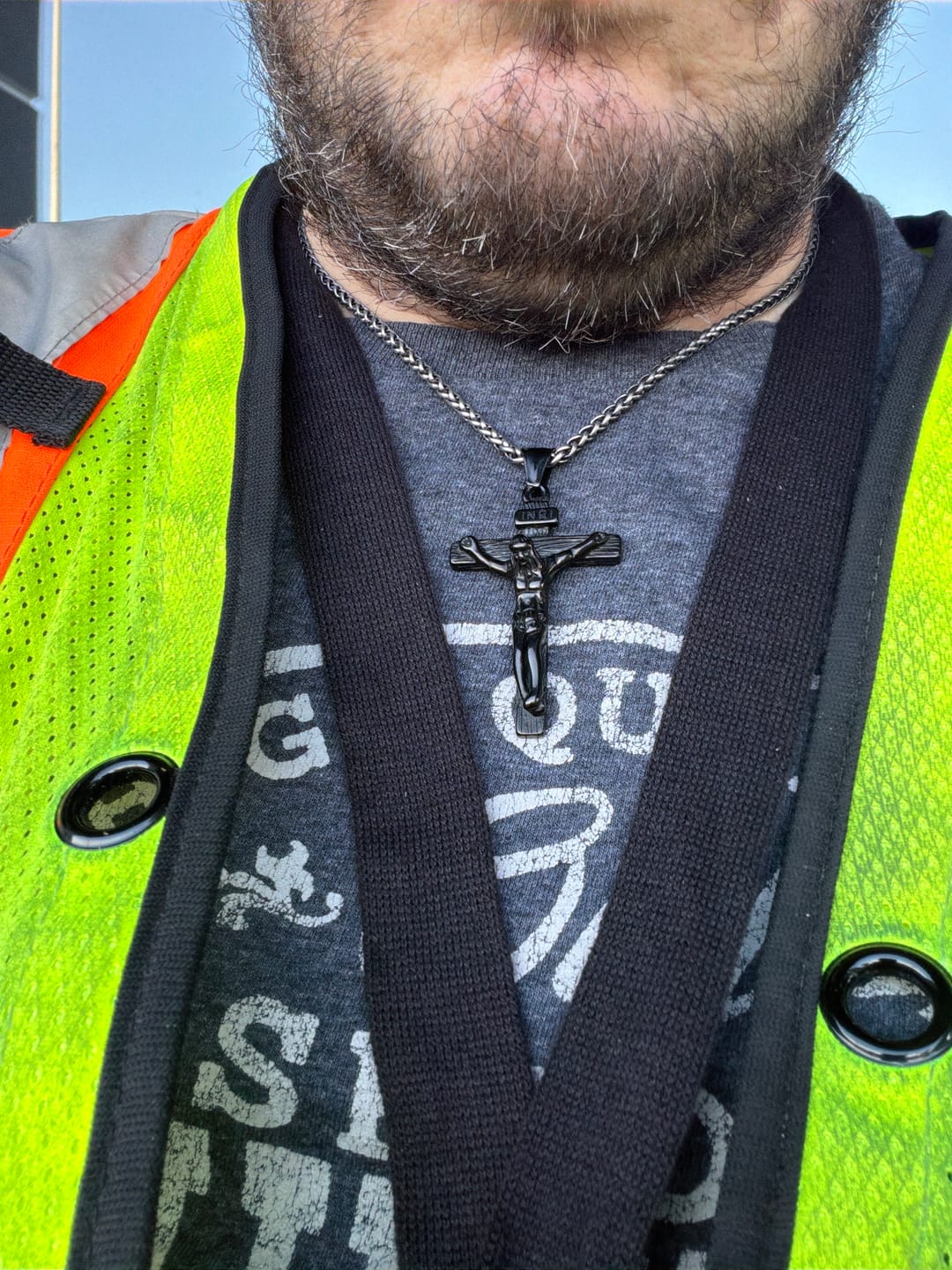 Customer photo review of FREE Today: Christ Jewelry Crucifix Pendant Charm Necklace