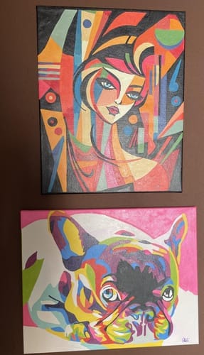 Customer photo review of Femme abstraite style Picasso