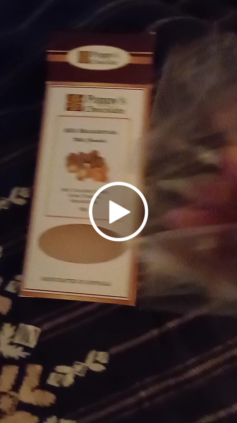 Customer video review of Milk Chocolate coated Honey Roasted Macadamias 150g
