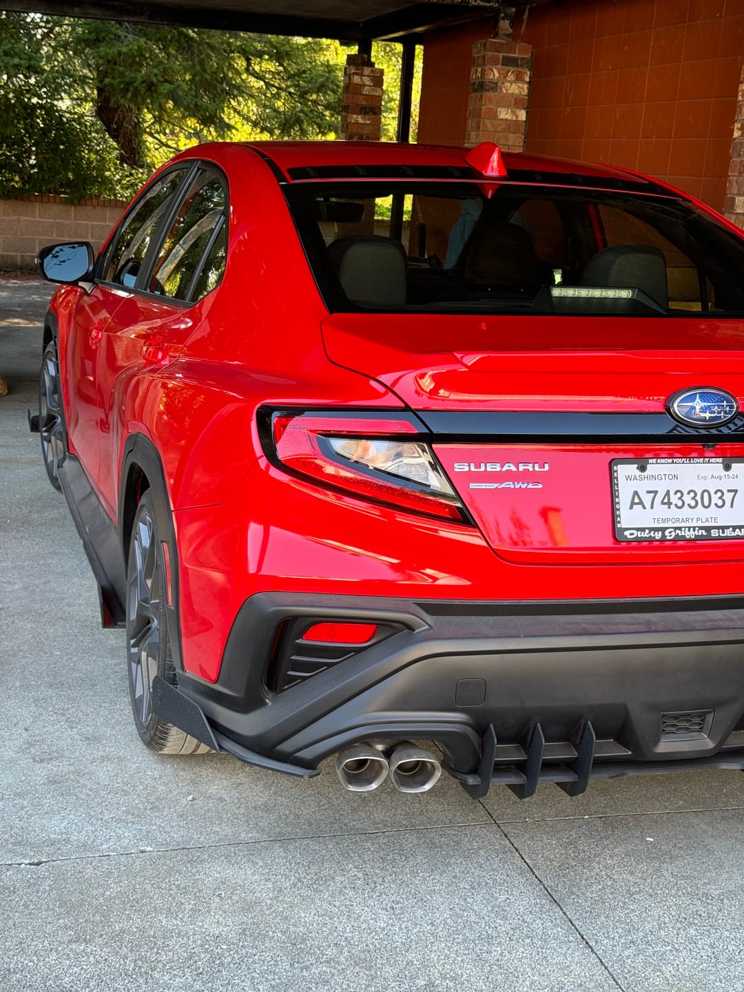 Customer photo review of VB WRX Rear Spat Winglets (Pair)